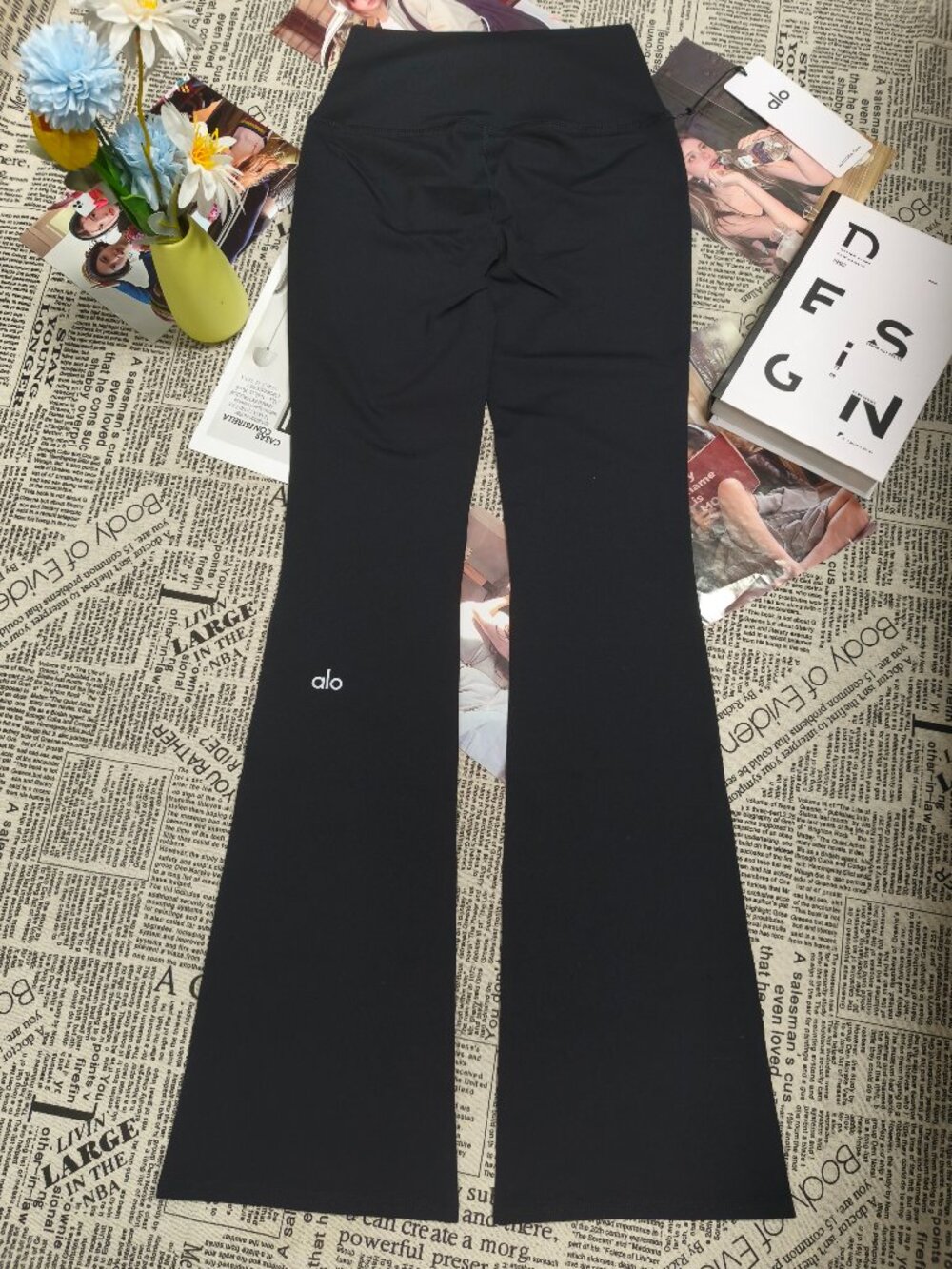 Alo Yoga Black High-Waist Bootcut Legging Regular S-M🛒Daliy/Fitness/Commuting💗 - Picture 4 of 8